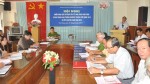 Ông Nguyễn Văn Hùng, Giám đốc Sở Giao thông - Vận tải, Phó trưởng ban thường trực Ban An toàn giao thông tỉnh phát biểu chỉ đạo hội nghị