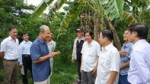 Văn nghệ sĩ Tiền Giang trong chuyến đi thực tế sáng tác về đề tài nông thôn mới tháng 5-2019.