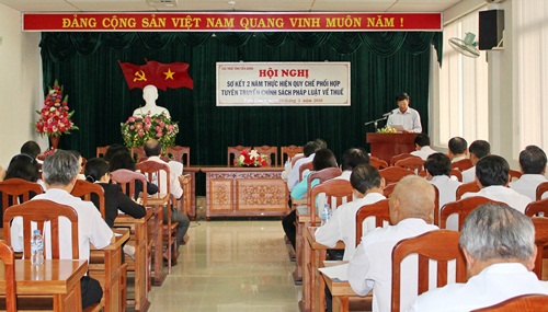 Hội nghị sơ kết công tác phối hợp tuyên truyền chính sách thuế