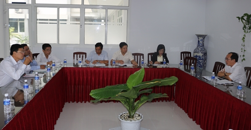 Bàn kế hoạch xây dựng nhà lưu niệm đồng chí Phan Văn Khỏe