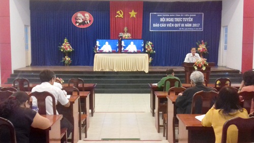 Hội nghị tại điểm cầu Trung tâm