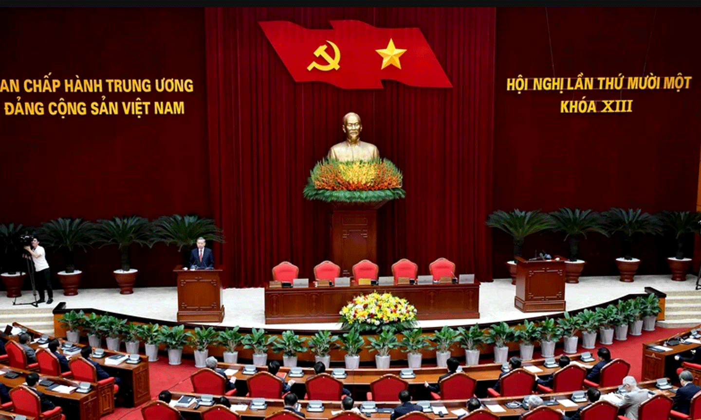Hội nghị Trung ương 11 khóa XIII đã quyết nghị nhiều nội dung có ý nghĩa chiến lược đối với sự phát triển của đất nước. (Ảnh: Đăng Khoa).